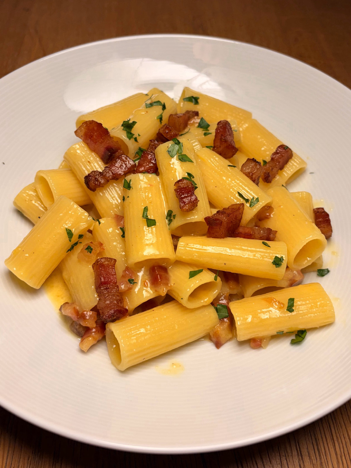 Rigatoni Carbonara