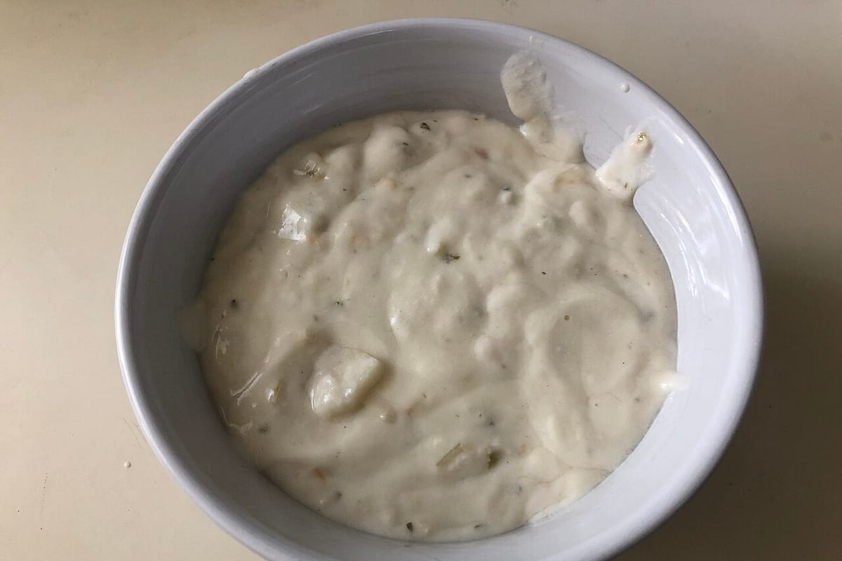New England clam chowder