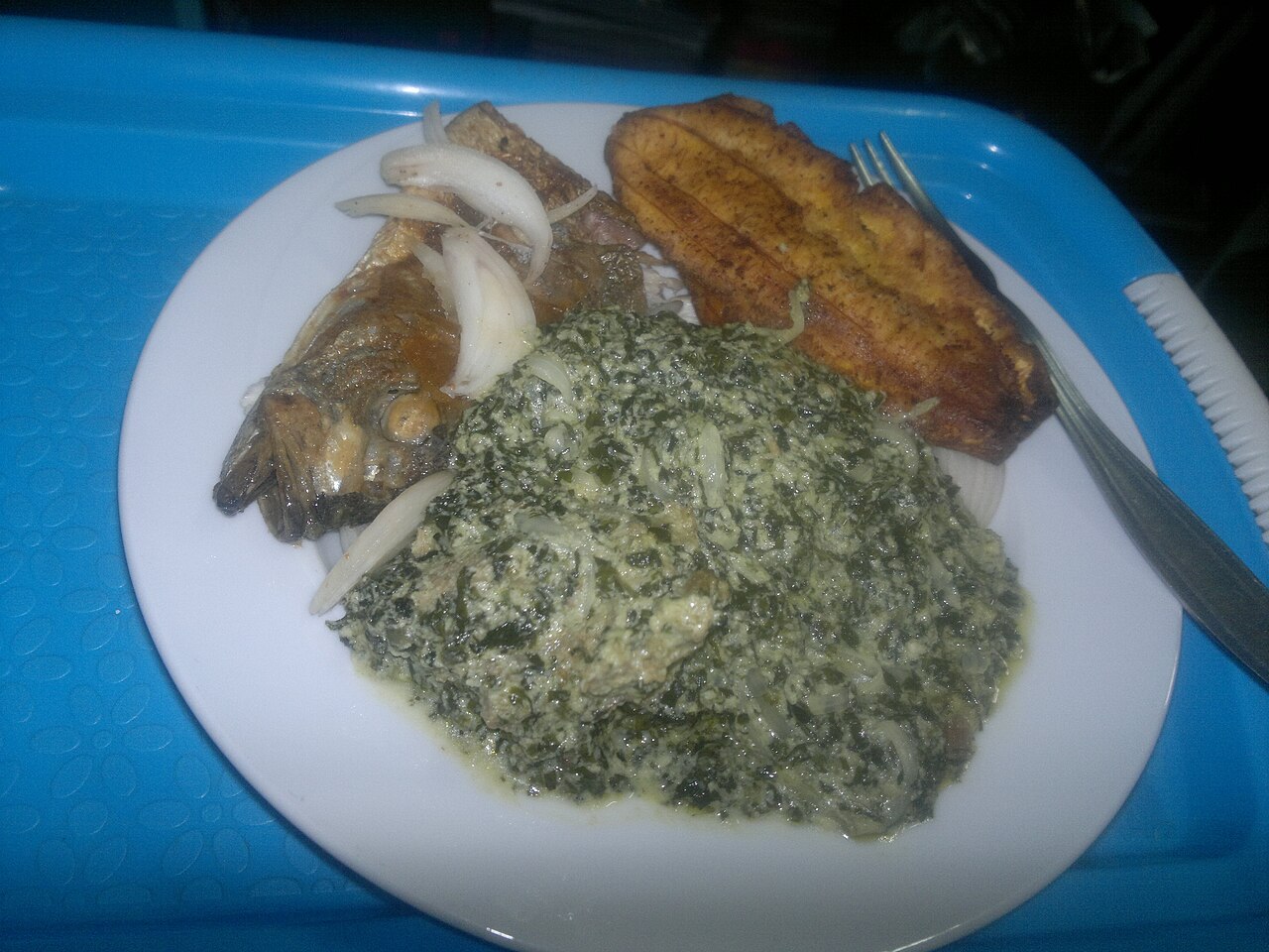 Ndole (Cameroonian Bitter Leaf and Peanut Soup)