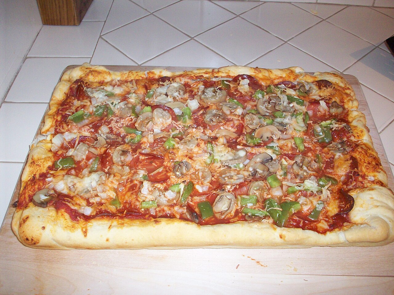 Thick-Crust Pizza