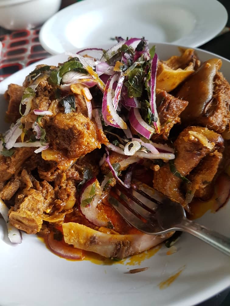 Nkwobi (Nigerian Spicy Cow Foot)