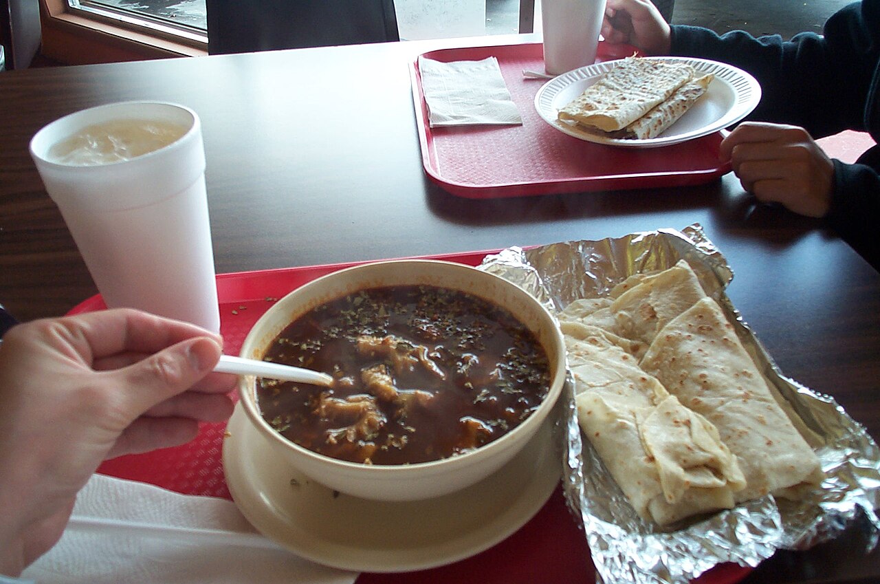 Menudo (Mexican Tripe and Hominy Soup)