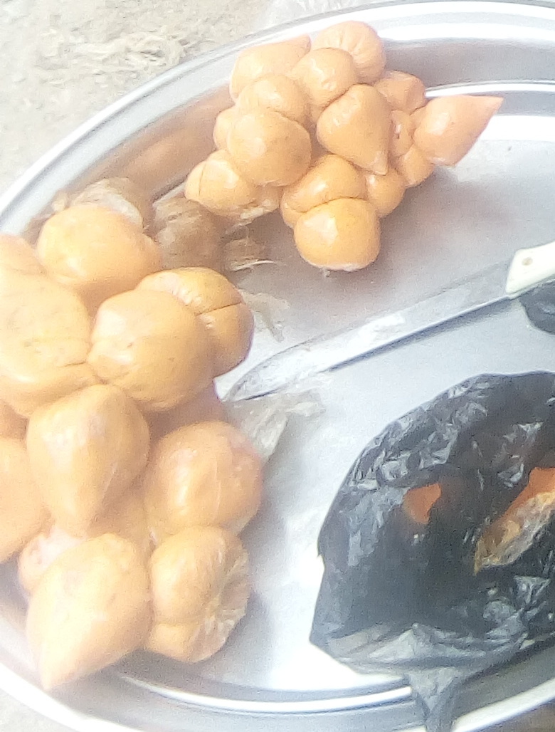 Okpa (Boiled Bambara Bean Pudding)
