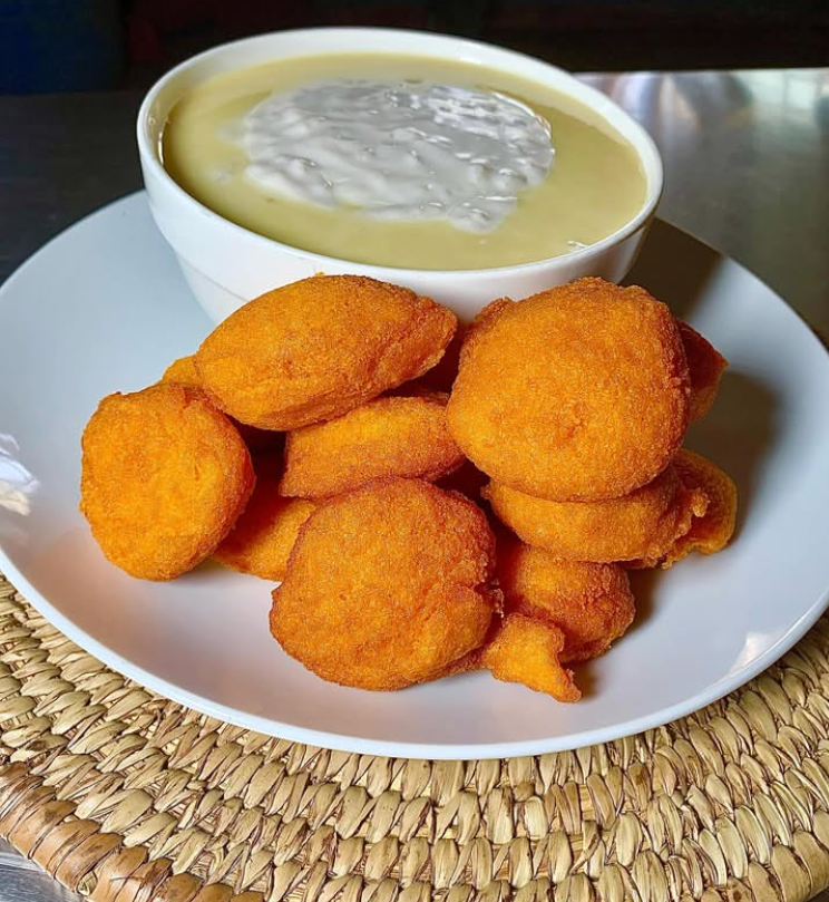 Koko da Kosai (Fermented Corn Porridge and Bean Fritters)