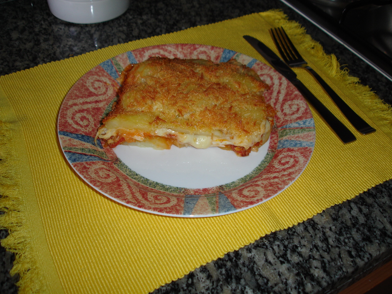 Potato and Sausage Casserole (Papa Turmada)