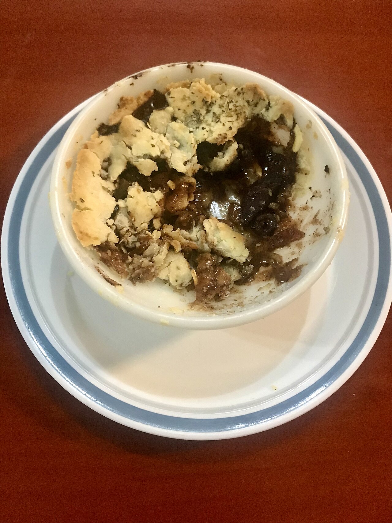 Steak and Wine Pie