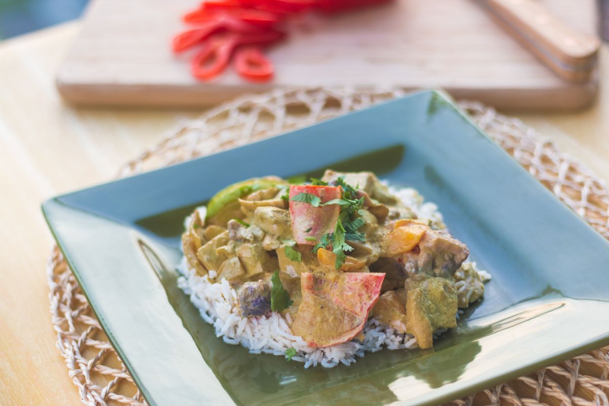 Kokos-Curry mit Gemüse