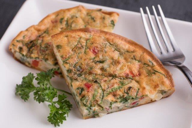 Quiche with Self-Forming Crust