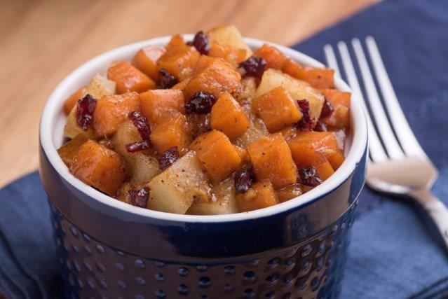 Baked Sweet Potatoes and Apples