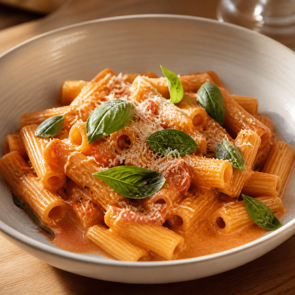 Cremige Tomatenpasta